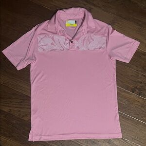 Nicklaus Eco Choice Men's Pink Polo Shirt SMALL